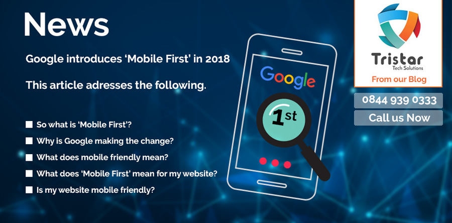 Google Introduces Mobile First in 2018